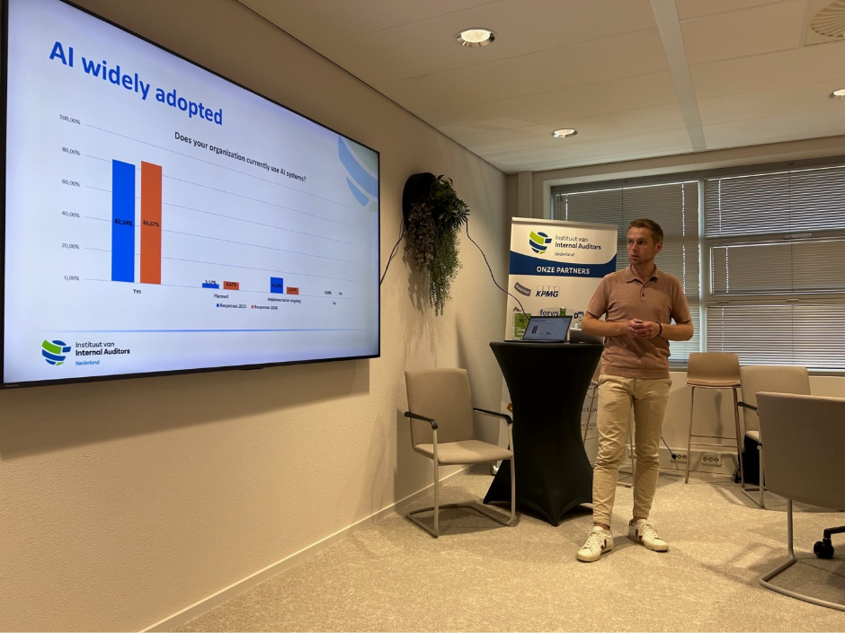 Reinier Roest bespreekt de uitkomsten van de vooraf ingevulde survey